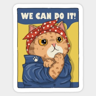 We Can Do It Sticker